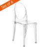 Kartell Victoria Ghost Clear Chair -Set of 4