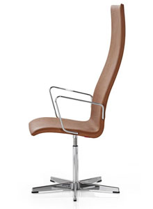 Fritz Hansen Oxford 3272 High Back Modern Office Armchair