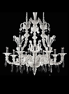 Barovier & Toso Dhamar 5596 Murano Glass Chandelier