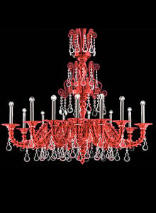 Barovier & Toso Baikal 5560 Murano Glass Chandelier