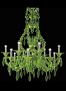 Barovier & Toso San Giorgio 5558 Murano Glass Chandelier