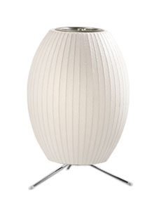 George Nelson Cigar Table Lamp with Tripod Stand Modernica