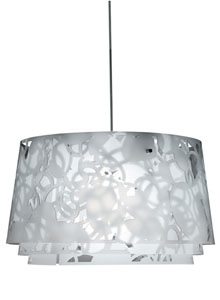 Louis Poulsen Collage Pendant Lamp White by Louise Campbell
