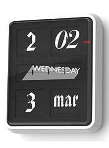 Established & Sons Modern Font Clock Large by Sebastian Wrong
