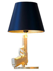 Flos Gun Lamp Bedside Light by Philippe Starck
