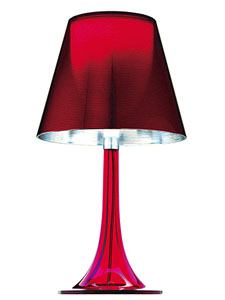 Flos Miss K Red Table Lamp by Philippe Starck