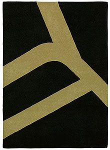 Gandia Blasco Flat Khaki Modern Rug by Mario Ruiz