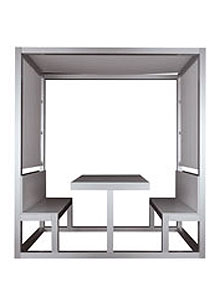 Gandia Blasco Merendero Modern Outdoor Beach Bar Table