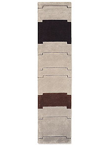 Gandia Blasco  Plus Long Modern Rug In Burgundy by Francesc Rife