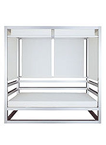 Gandia Blasco Tres Al Fresco Covered Outdoor Gazebo Lounge with Bed