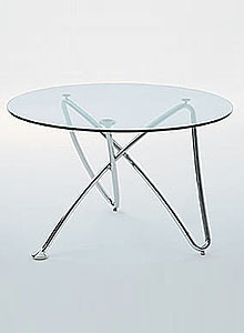 Bonaldo H2O Modern Round Dining Table by Massimo Iosa Ghini