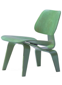 Herman Miller LCW Chair Green by Charles and Ray Eames