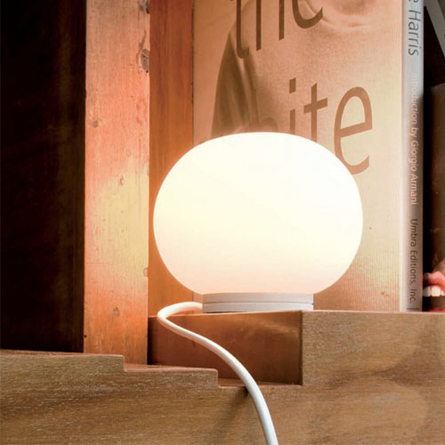 Flos Mini Glo Ball T Glass Table Lamp Morrison FU419109