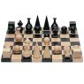 Man Ray Original Chess Board Set with 32 Chess Pieces