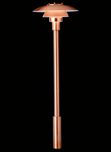 Louis Poulsen PH 3/2.5 Bollard Outdoor Lamp by Poul Henningsen