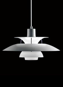 Louis Poulsen PH5 Lamp White by Poul Henningsen