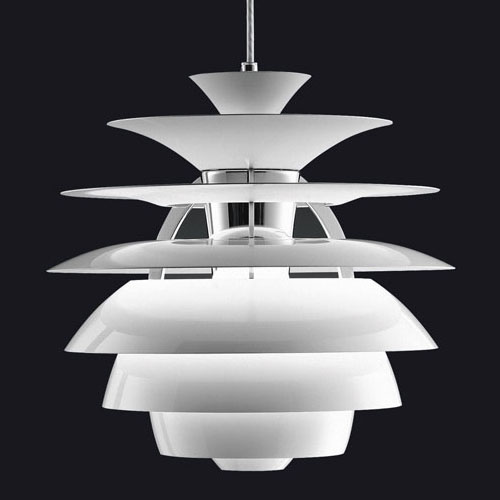 Louis Poulsen PH Snowball Modern White Pendant Light by Poul Henningsen | Stardust