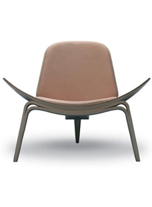 Hans Wegner CH07 Chair Oak Lacquer with Ultra Suede