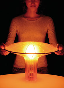 Luceplan Agaricon Table Lamp by Ross Lovegrove