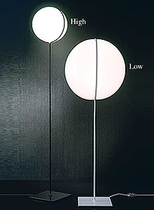 Penta Angelina Modern High Floor Lamp by Carlo Colombo