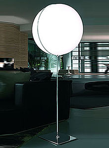 Penta Angelina Low Modern Floor Lamp by Carlo Colombo