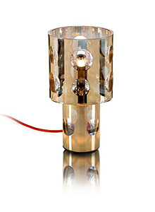 Terzani A Touch Of Red Modern Table Lamp by Bruno Rainaldi