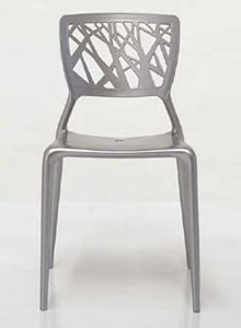 Bonaldo Viento Chair Perforated Modern Dining and Office Chair