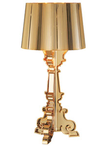 Kartell Bourgie Lamp Gold by Ferruccio Laviani