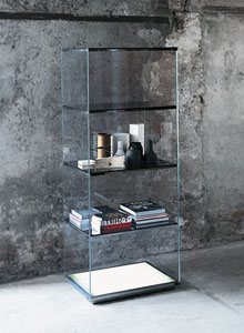 Glas Italia Brera Modern Shelving Unit or Cabinet by Opera Design
