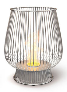 EcoSmart Fire: Bulb Modern Ventless Outdoor Fireplace