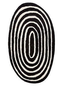Gandia Blasco Caramelos Black Modern Rug by Jose A. Gandia