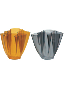 Fontanaarte 2029/OVS Cartoccio Fontana Frosted Vase by Pietro Chiesa