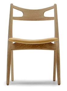 Carl Hansen CH29 Oak Wood Modern Chair by Hans Wegner