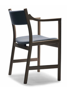 Hans Wegner CH50 Chair in Oiled Oak with Leather Seat