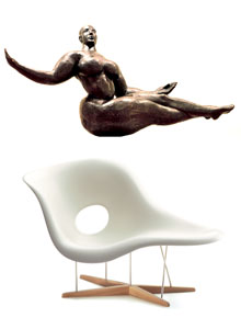Vitra La Chaise Lounge Chair by Charles and Ray Eames