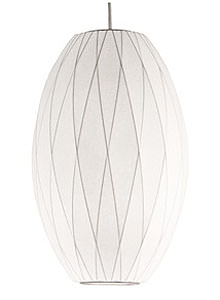 Modernica Cigar Criss Cross Pendant Lamp by George Nelson