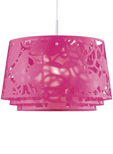 Louis Poulsen Collage Pendant Lamp Pink by Louise Campbell