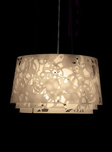 Louis Poulsen Collage Smoke Pendant Lamp by Louise Campbell