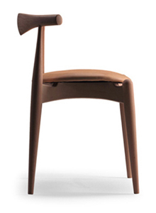 Hans Wegner CH20 Elbow Chair in Soap Treated Oak with Tan Leather