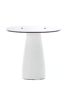 Gandia Blasco Equal Round Modern Table by Victor Carrasco