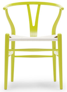 Hans Wegner CH24 Wishbone Chair in Citrus