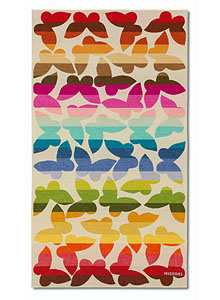 Missoni Home Jamelia Colorful Butterfly Beach Towel