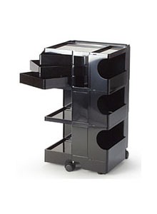 Joe Colombo Boby Storage Organizer B33 Black: Sample Sale