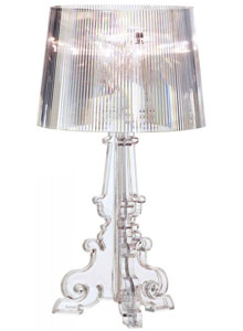 Kartell Bourgie Lamp Transparent Crystal by Ferruccio Laviani