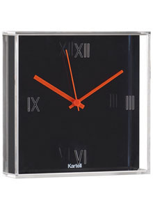 Kartell Tic Tac Modern Clock Black
