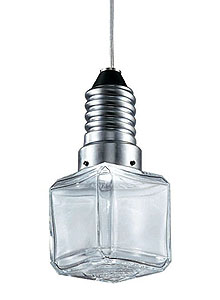 Terzani Kristal E Cube Modern Pendant Lamp by Jean Francois Crochet