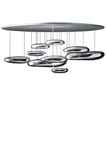 Artemide Mercury Lamp Modern Ceiling Light Fixture by Ross Lovegrove