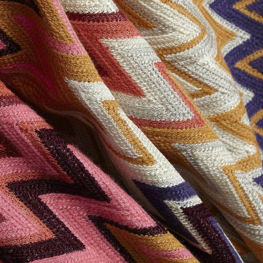 Missoni Home Margot Throw 156 in a Vibrant Color Palette Stardust