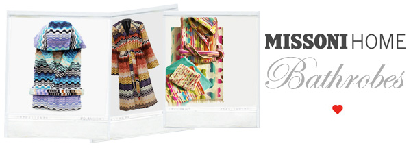 missoni home bathrobes