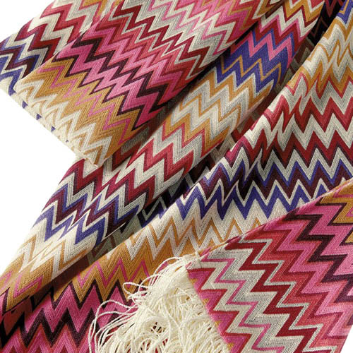 Missoni Home Margot Throw 156 in a Vibrant Color Palette Stardust